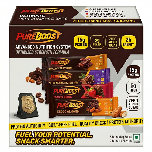 PureBoost protein bars, build your own mixed box