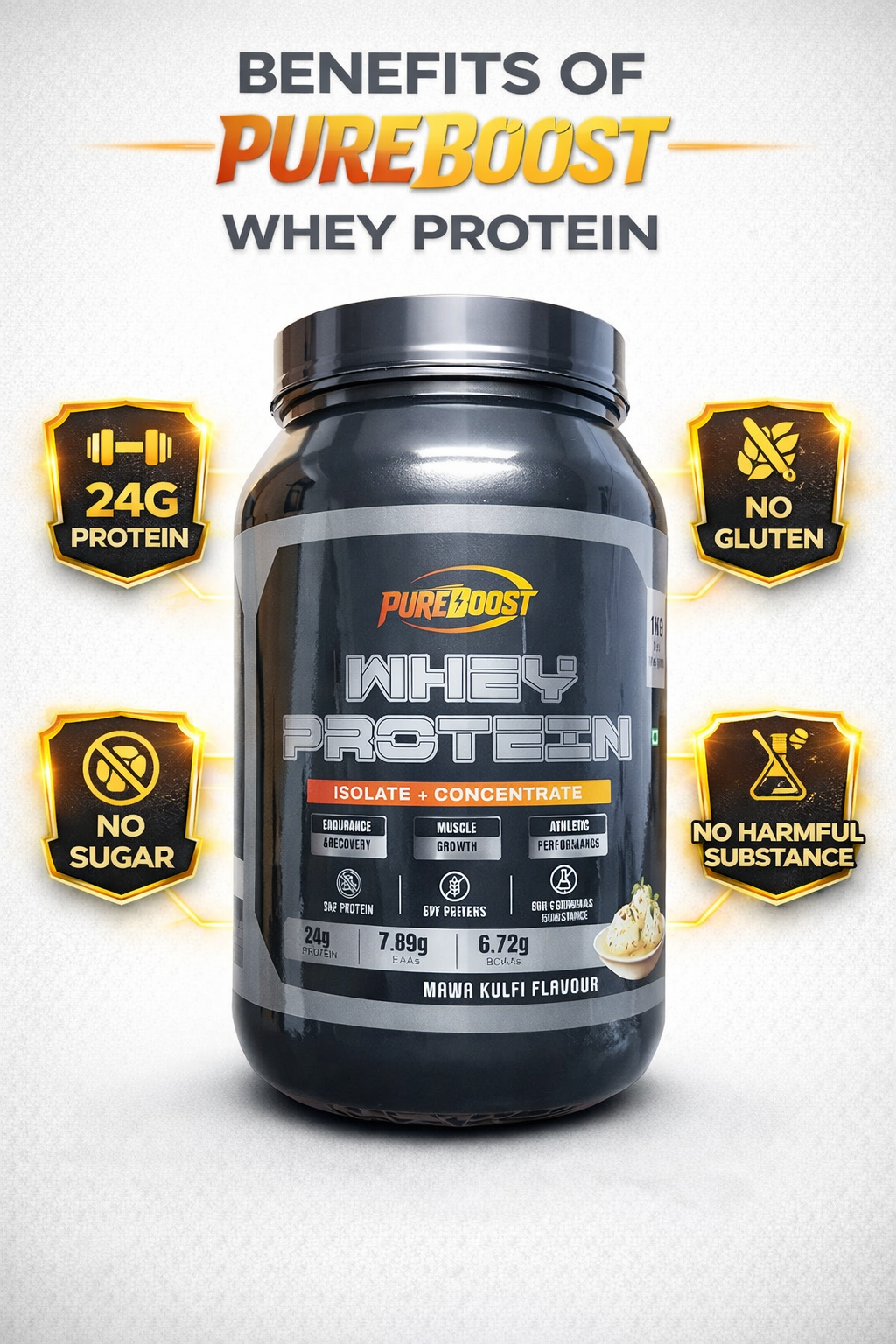 WHEY PROTEIN-MAWA KULFI
