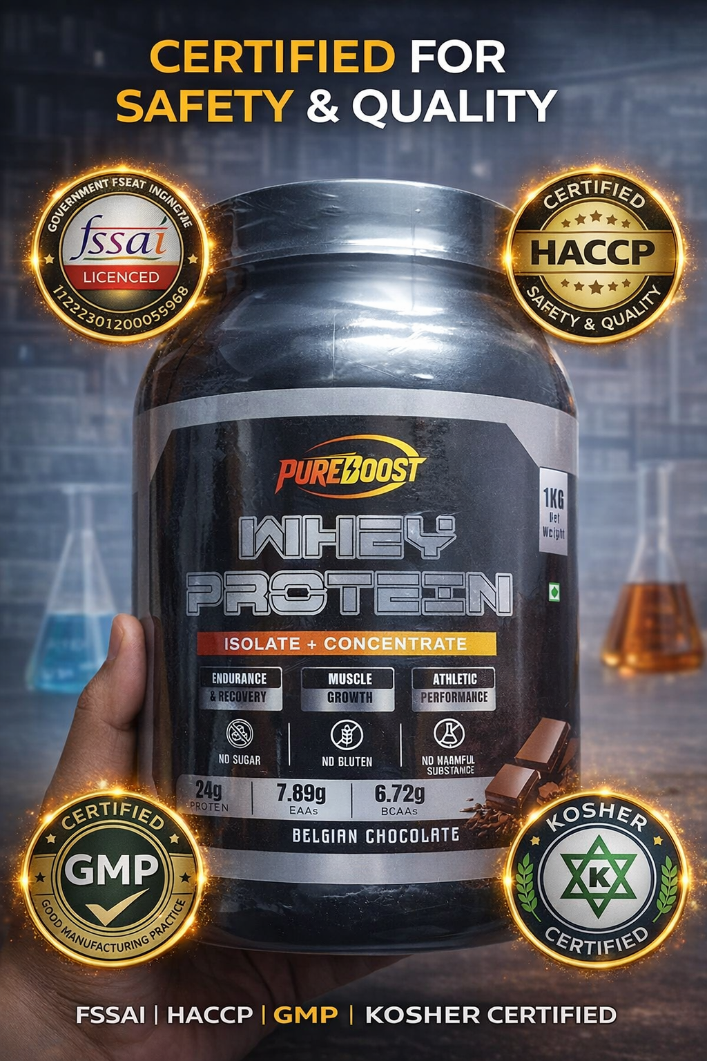 WHEY PROTEIN-BELGIUM CHOCOLATE