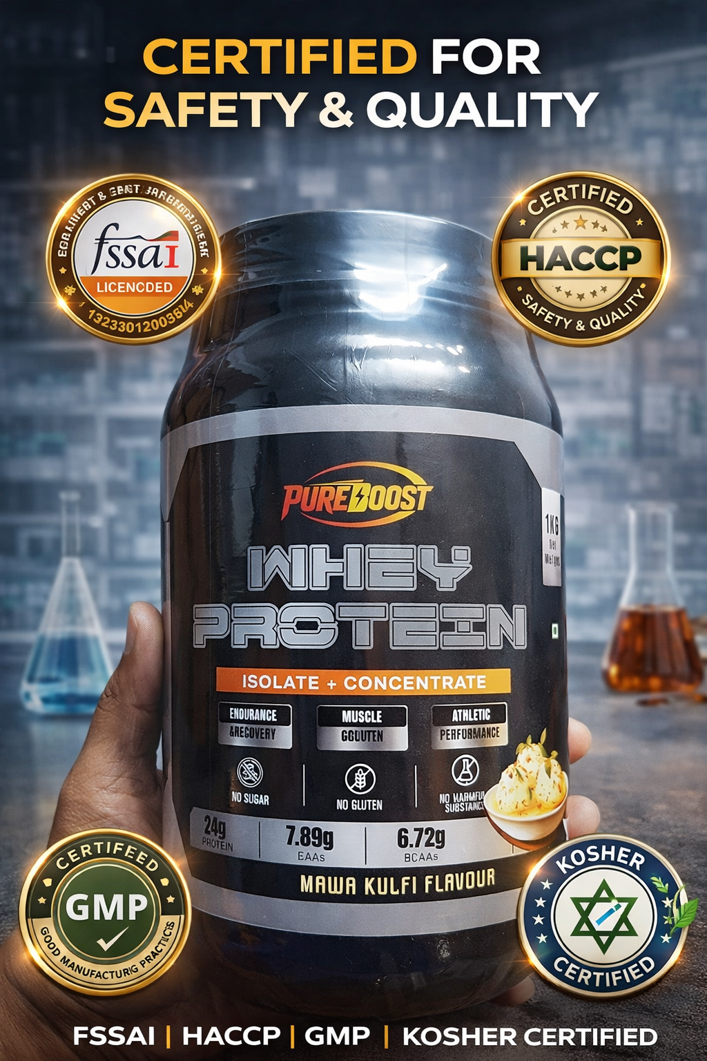 WHEY PROTEIN-MAWA KULFI