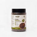 Pureboost Raw Chia Seeds 250g - Dirt & Stone Free Premium Chia Seeds | 30 days pack | High Fibre & Plant Protein | Helps with Weight Management | Good for Summer Hydration | Super Seeds for Smoothies, Oats & summer Drinks