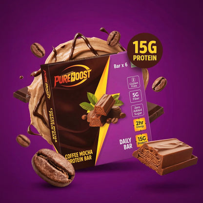 Coffee Mocha Protein Bar Pack of 6