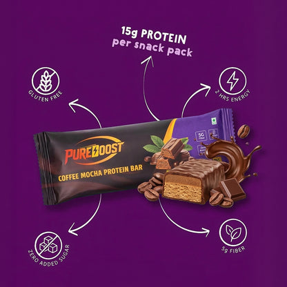 Coffee Mocha Protein Bar Pack of 6