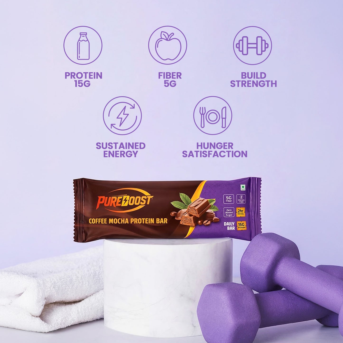 Coffee Mocha Protein Bar Pack of 6