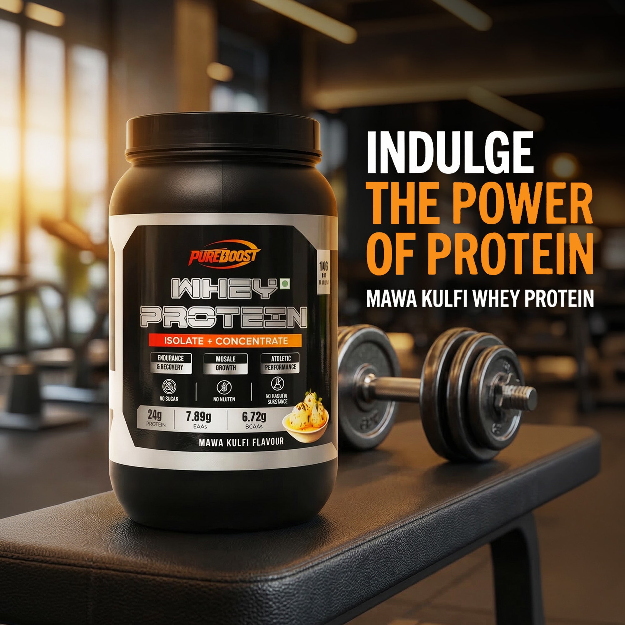 WHEY PROTEIN-MAWA KULFI