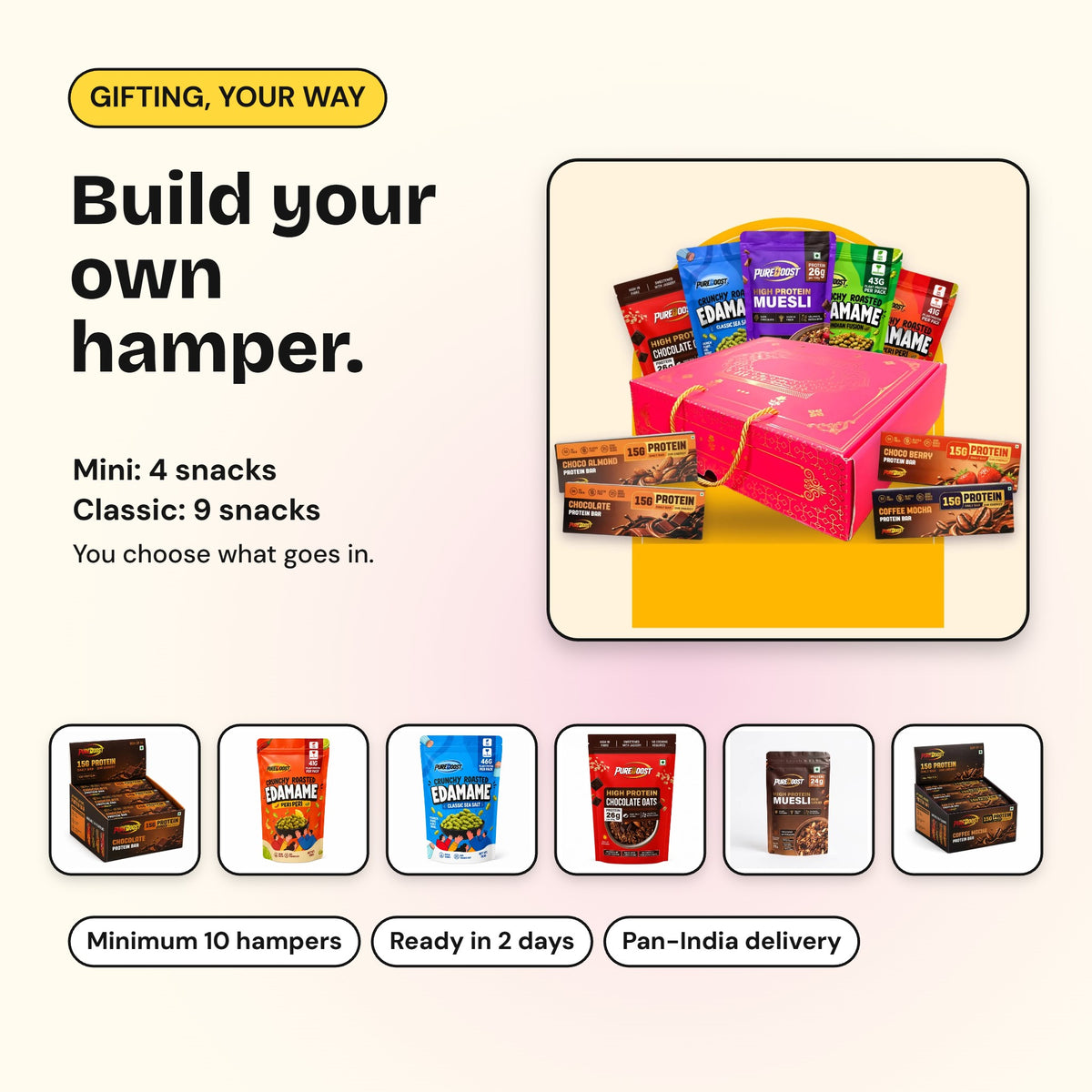 Create your own Protein Wala Hamper