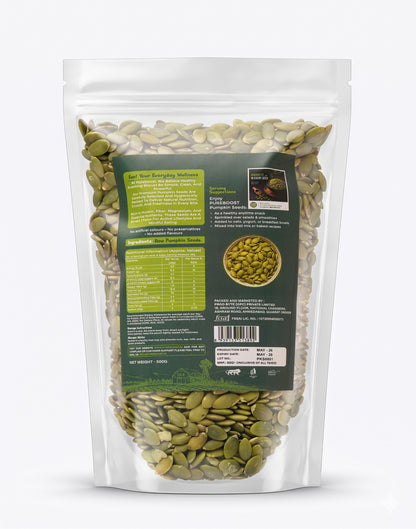 Pureboost Raw Pumpkin Seeds 500g – Organic, Premium Grade, High Protein, Keto & Vegan Friendly, Gluten-Free, Natural Pepitas for Snacking, Baking & Cooking