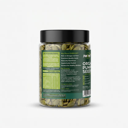 Pureboost Raw Pumpkin Seeds 250g – Organic, Premium Grade, High Protein, Keto & Vegan Friendly, Gluten-Free, Natural Pepitas for Snacking, Baking & Cooking